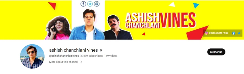 Ashish Chanchlani Vines